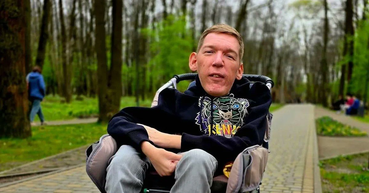 Назарий Гусаков, больной СМА. Фото - соцсети Назарий Гусаков