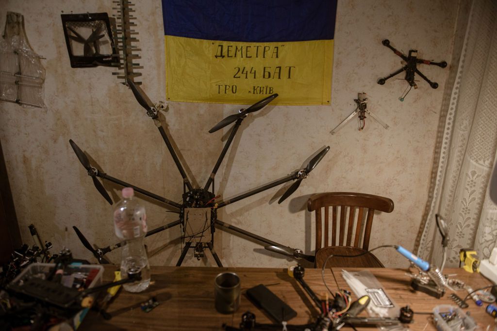 Завод та ремонтний центр безпілотників ЗСУ Завод та ремонтний центр безпілотників. Фото: Getty Images