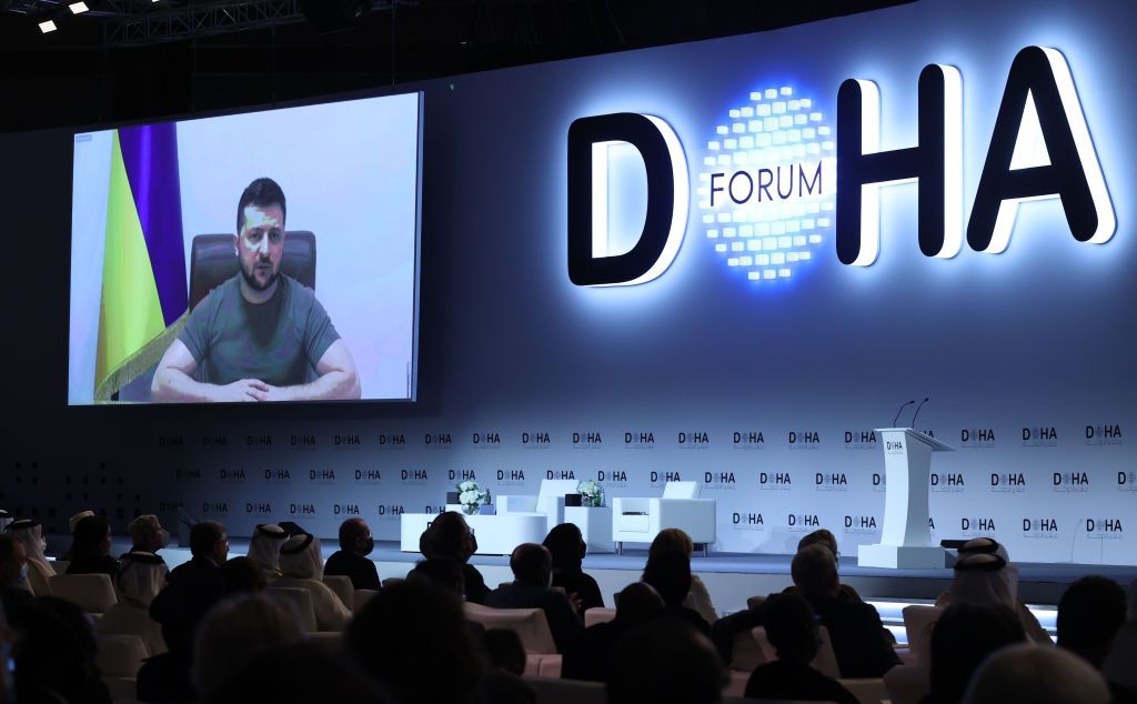 Зеленський на форумі в Катарі