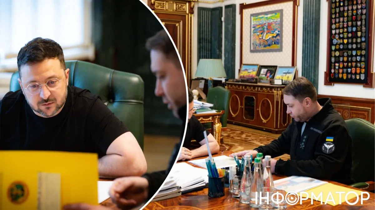 Зеленский и Буданов. Фото: t.me/V_Zelenskiy_official, коллаж: Информатор