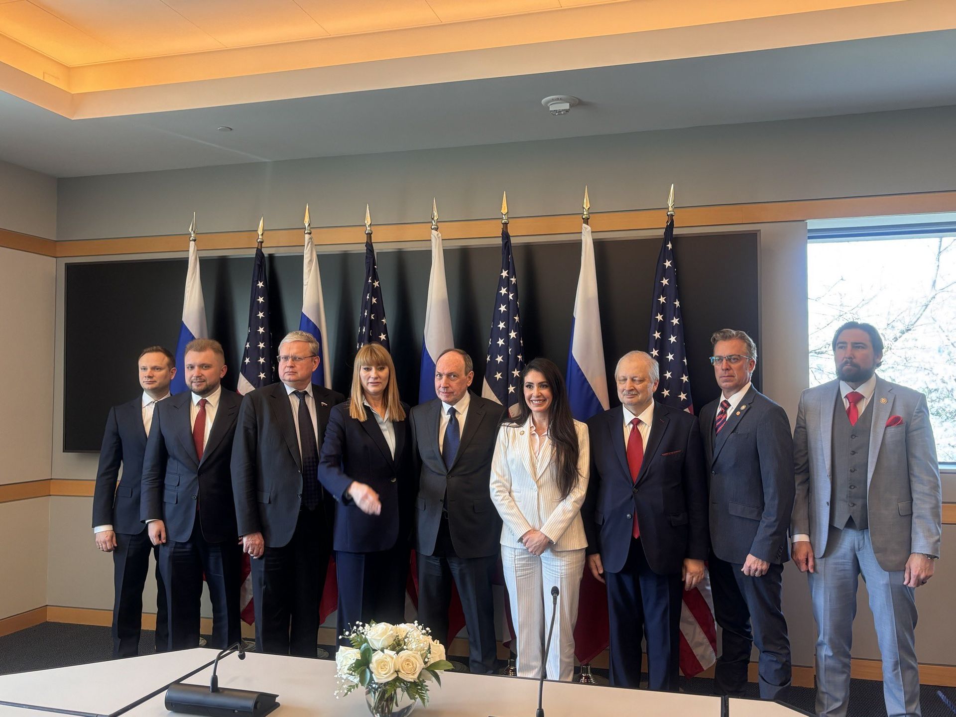 делегація РФ з американцями