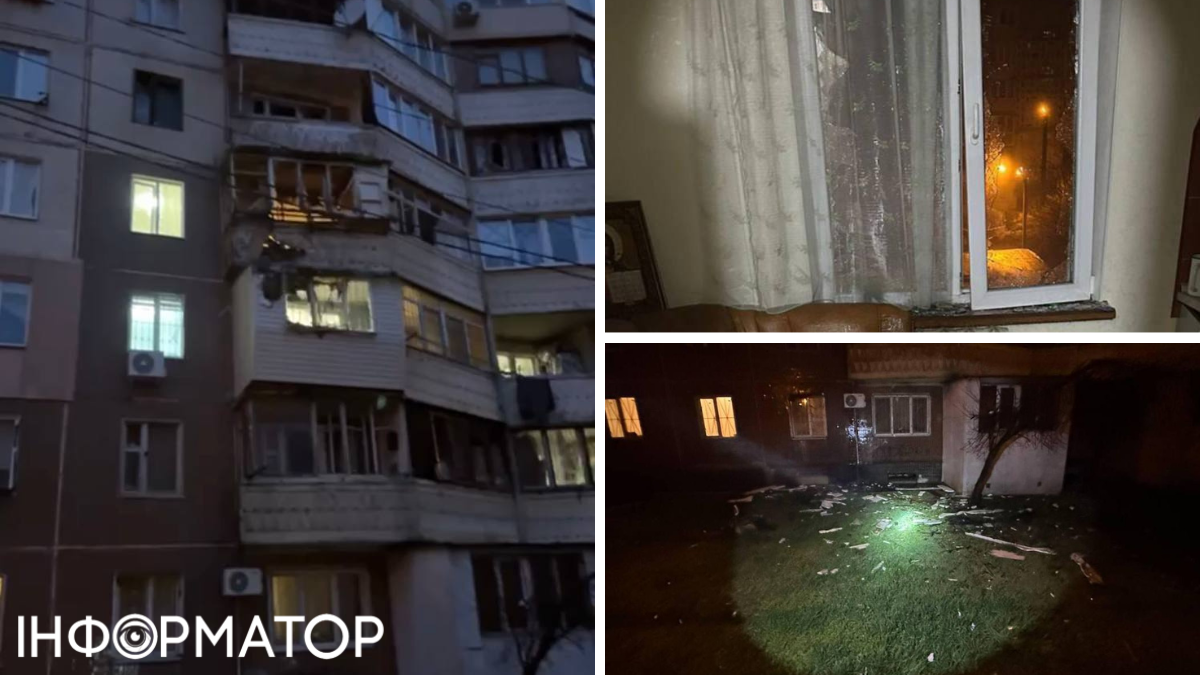 Дрон влучив у багатоквартирний будинок в Одесі: пошкоджено кілька поверхів, є постраждалі