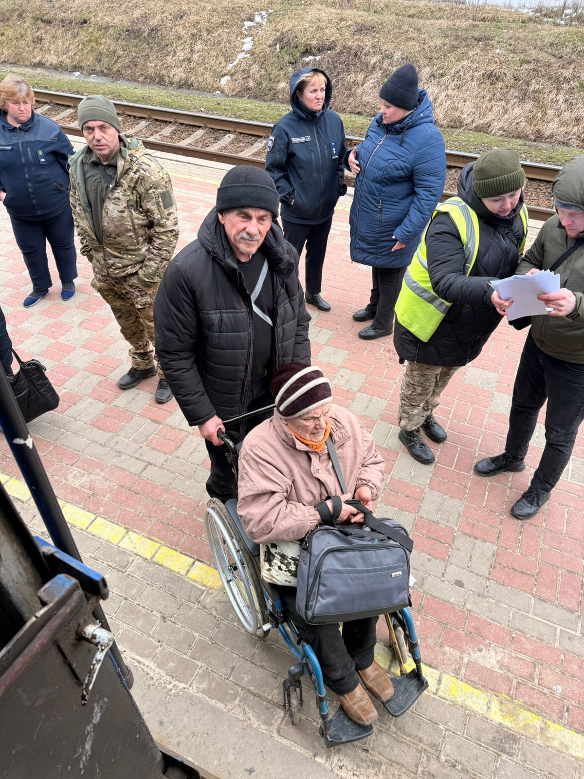 Пасажир з інвалідністю Фото: Укрзалізниця