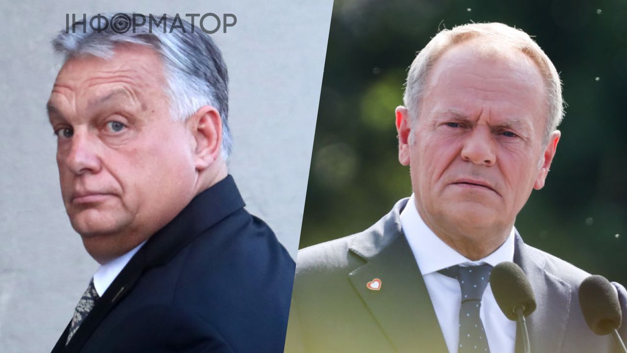 "Твои боссы в Берлине": Орбан набросился на Туска из-за обвинений в подыгрывании Путину