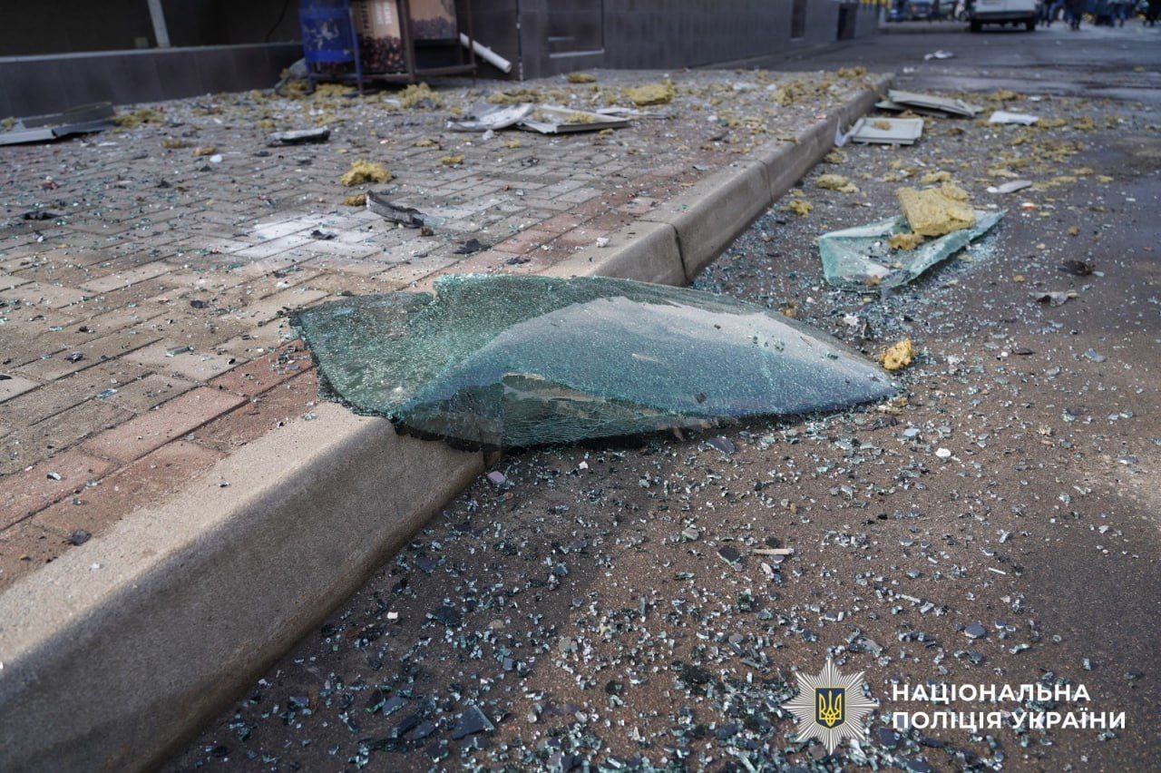 Наслідки атаки на Суми 4 квітня. Фото - НПУ Атака на Суми 4 квітня