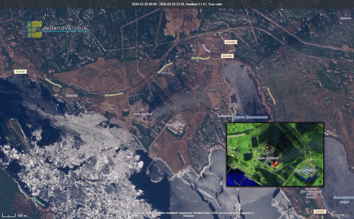 Атаки на порт Приморськ