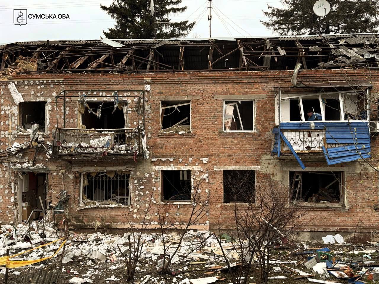 Росія вдарила по Сумщині 5 квітня наслідки удару по Сумщині