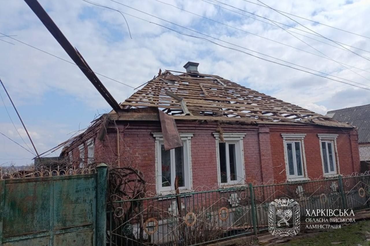 Росія зруйнувала будинок на Харківщині зруйнований будинок