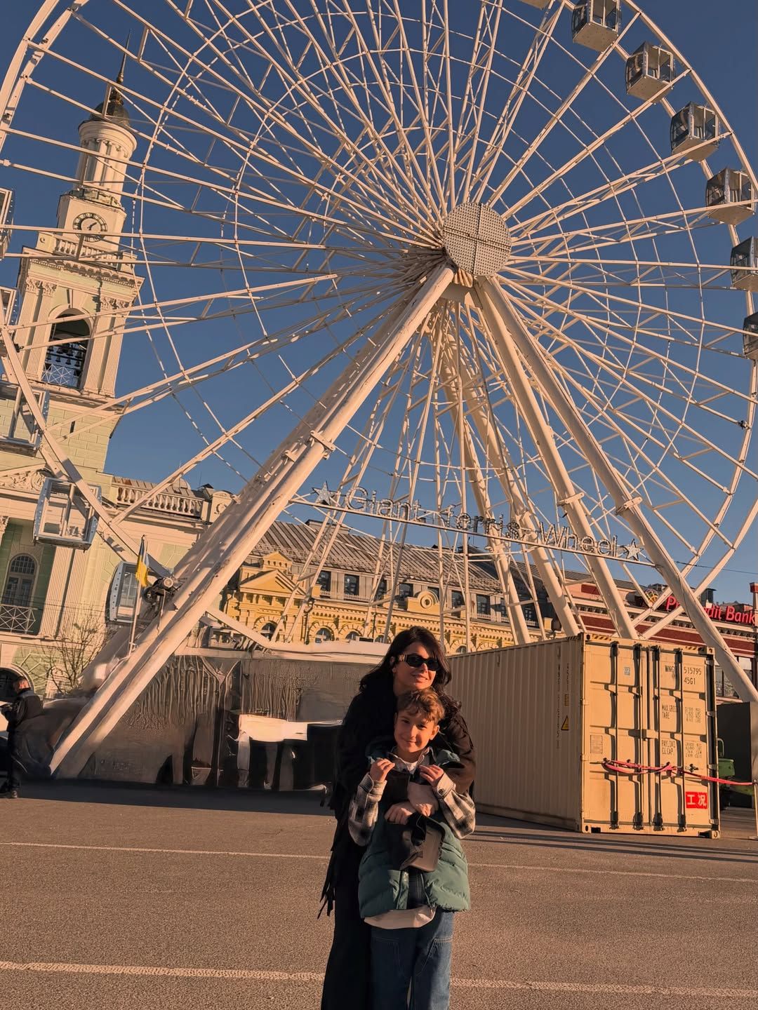 Аліна Шаманська з сином.