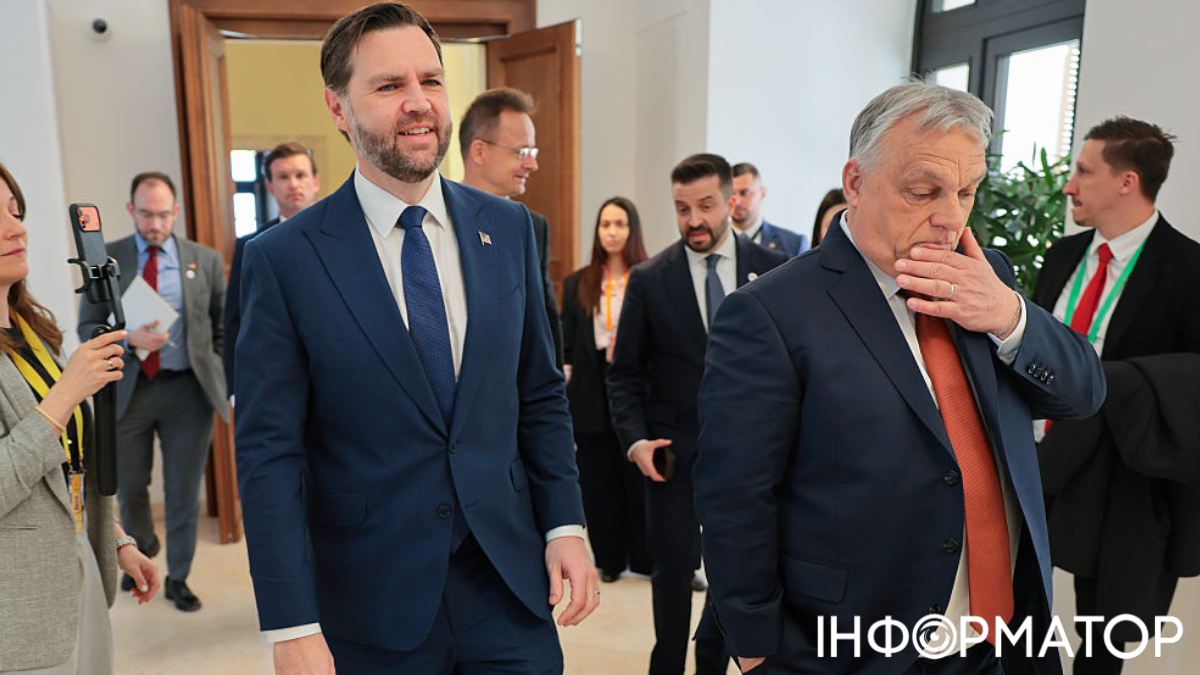 Джей Ди Вэнс и Виктор Орбан в Венгрии
