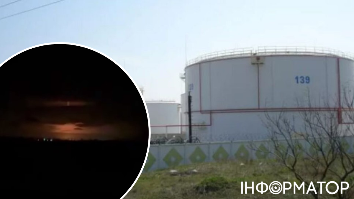 Дрони атакували Феодосію: палає нафтовий термінал