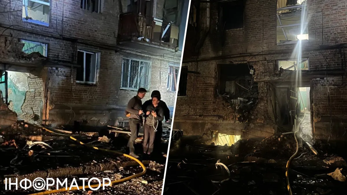 РФ ударила беспилотником по жилому дому в Сумах: вспыхнул пожар, много раненых