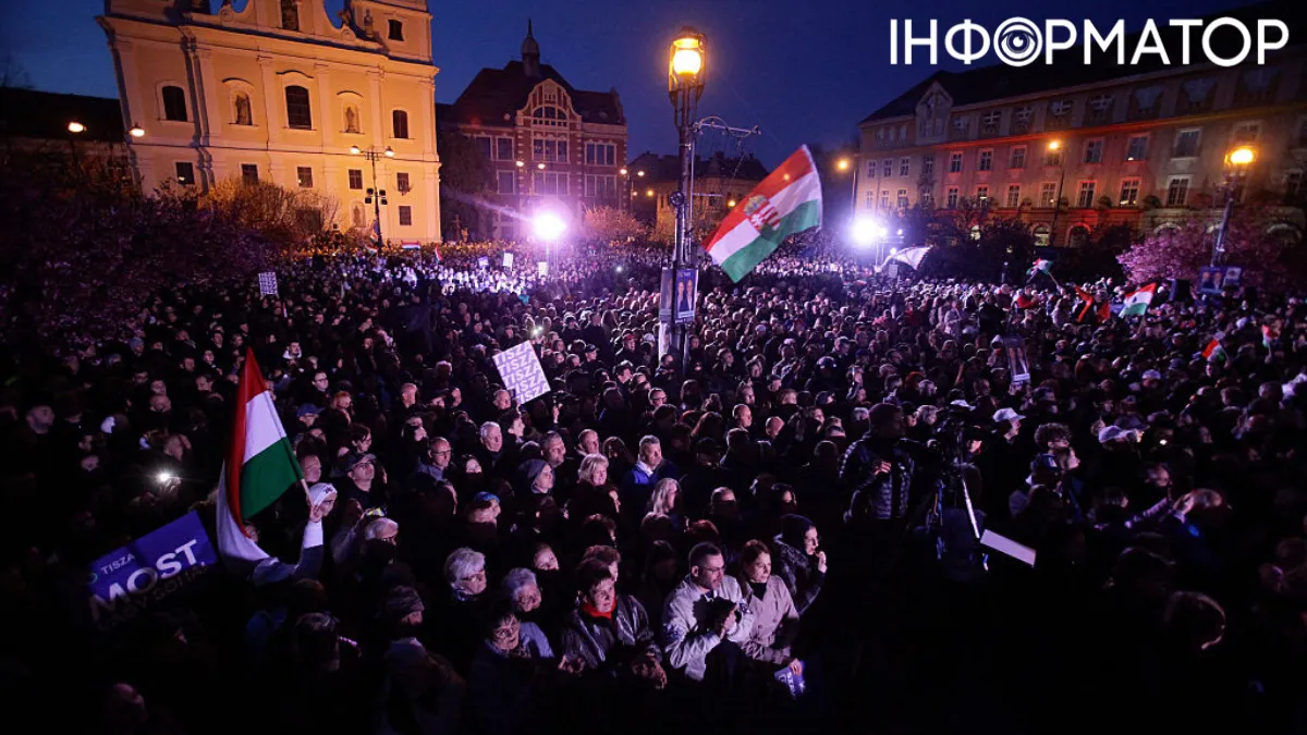 Венгрия на пороге перемен: десятки тысяч протестующих гнали взашию Орбана и россиян перед выборами