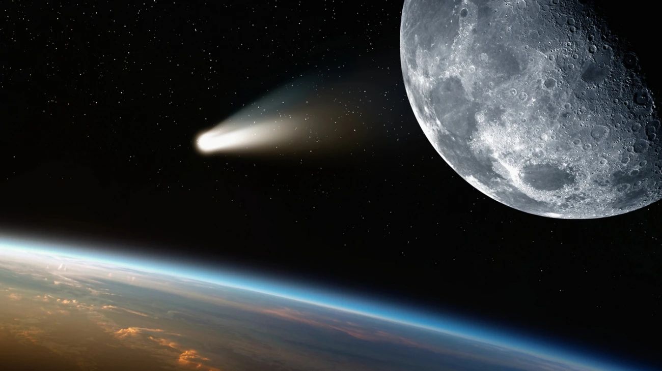 Комета лучше видна в утренние часы. Комета