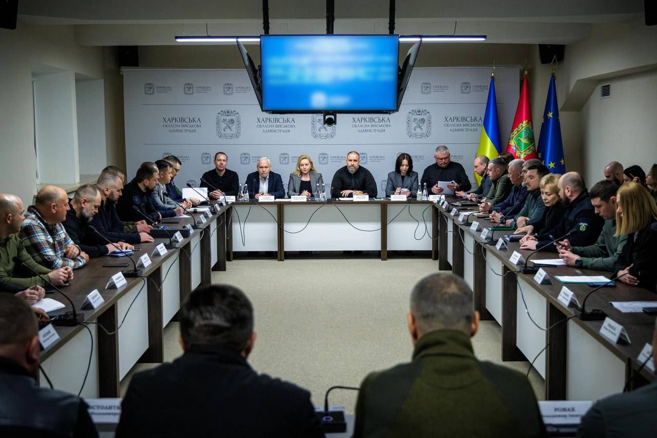Синегубов провел заседание Совета обороны Харьковской области. Фото: ОВА Совет обороны Харьковщины