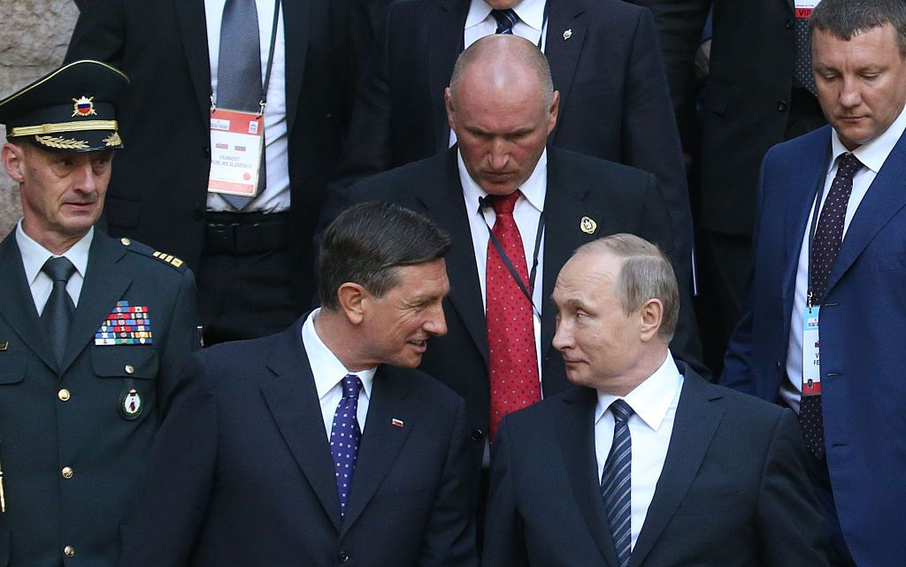 Володимир Путін і експрезидент Словенії Борут Пахор 