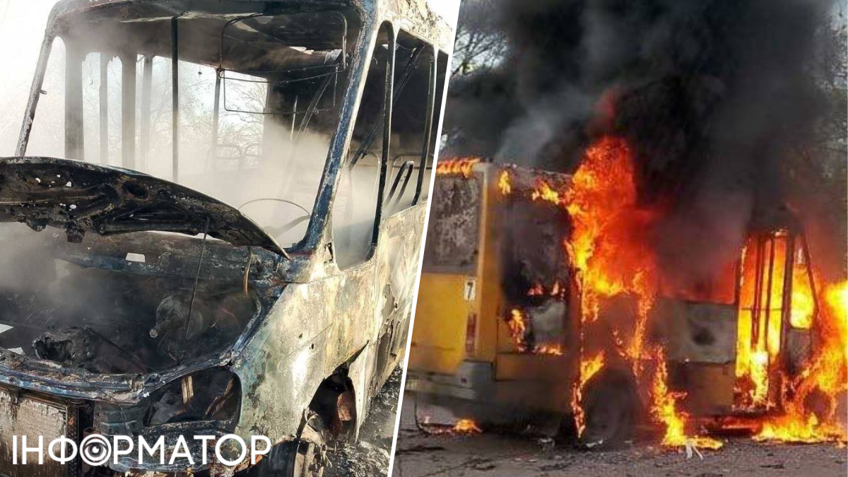 Росіяни тероризують Херсон: дроном вдарили по маршрутному таксі та поранили людей