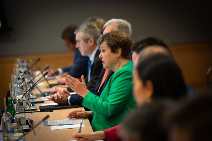 Зустріч української делегації з делегаціями МВФ та Світового банку Фото: Кабмін