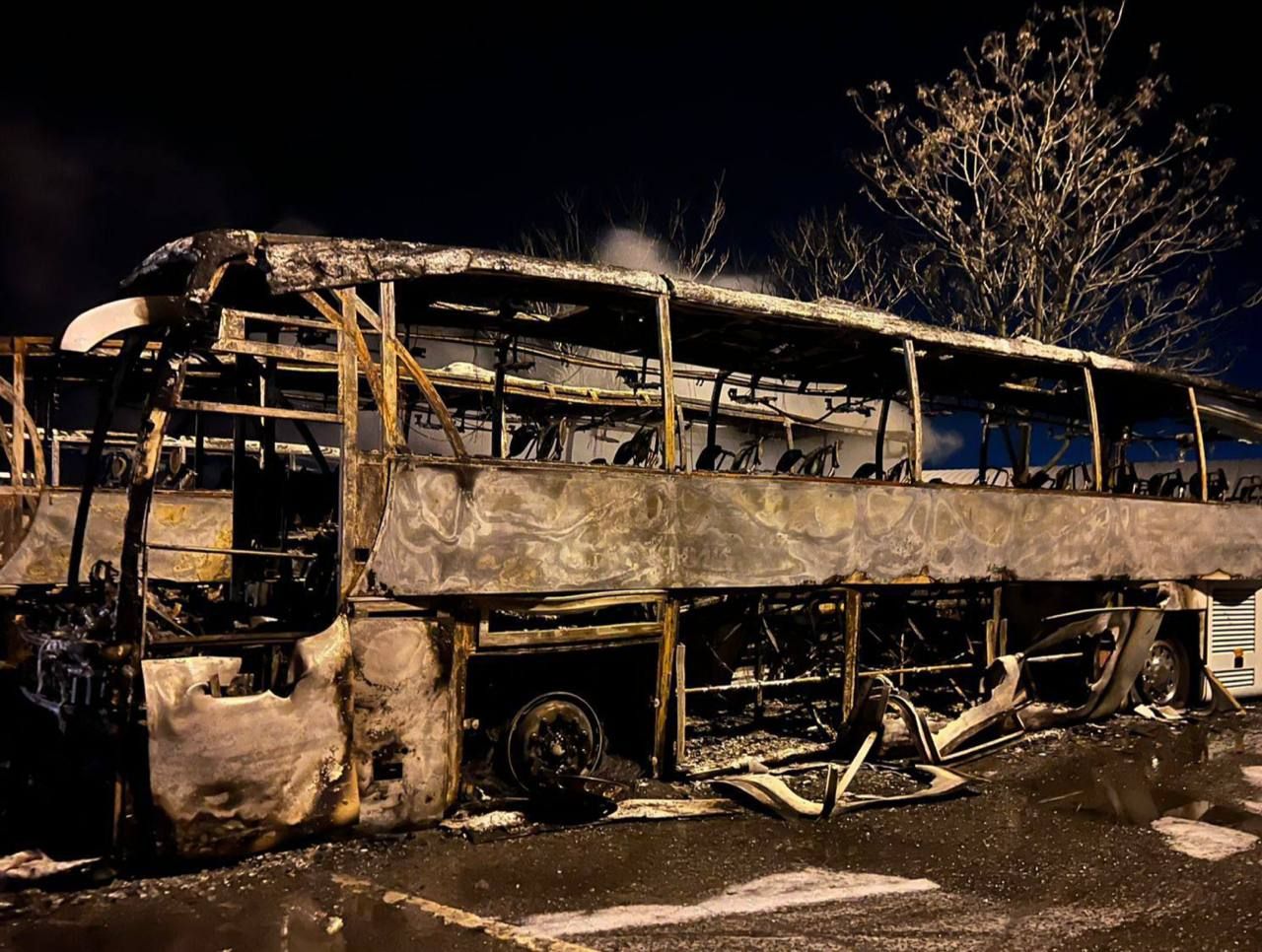 Наслідки удару по портовій інфраструктурі. Фото: Одеська ОВА 