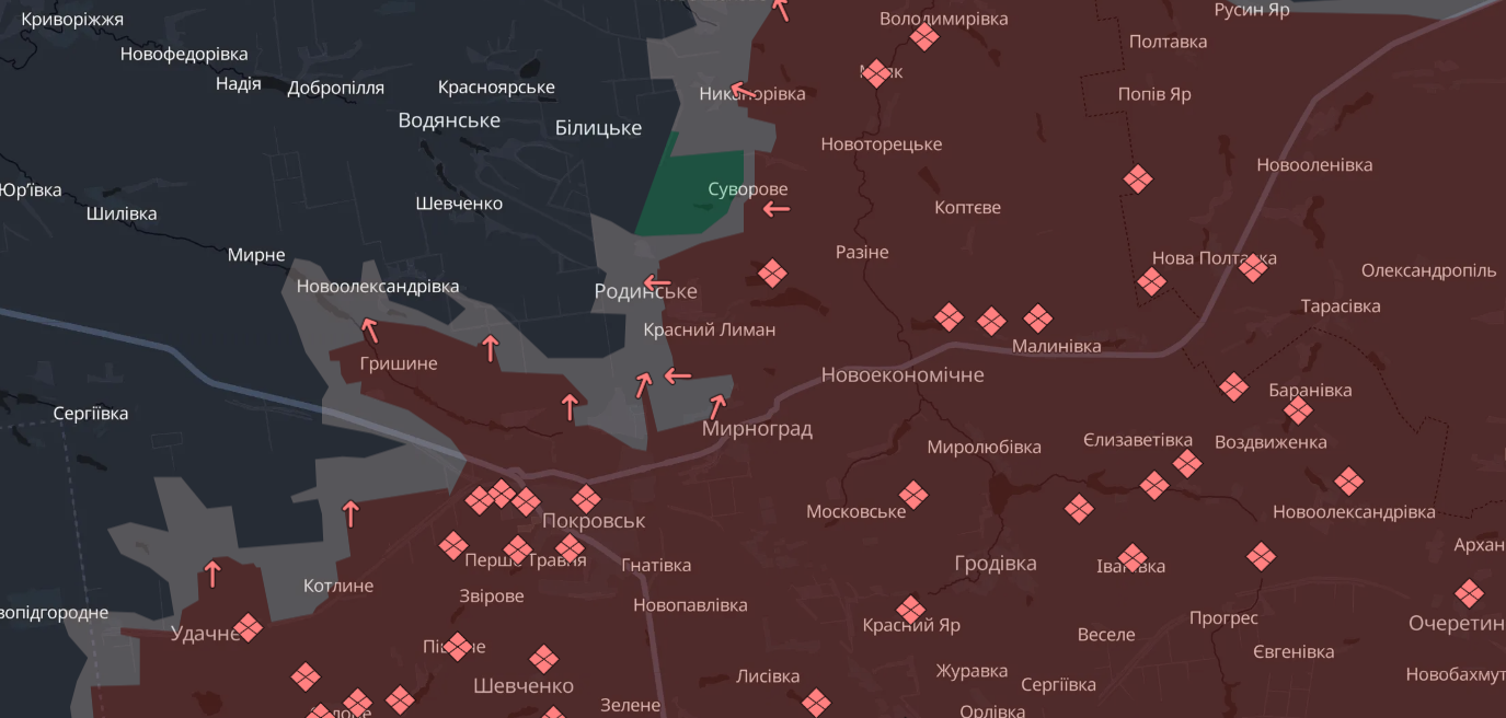 Ситуация в районе Гришиного