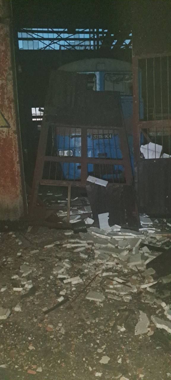 обстрел объектов железнодорожной инфраструктуры