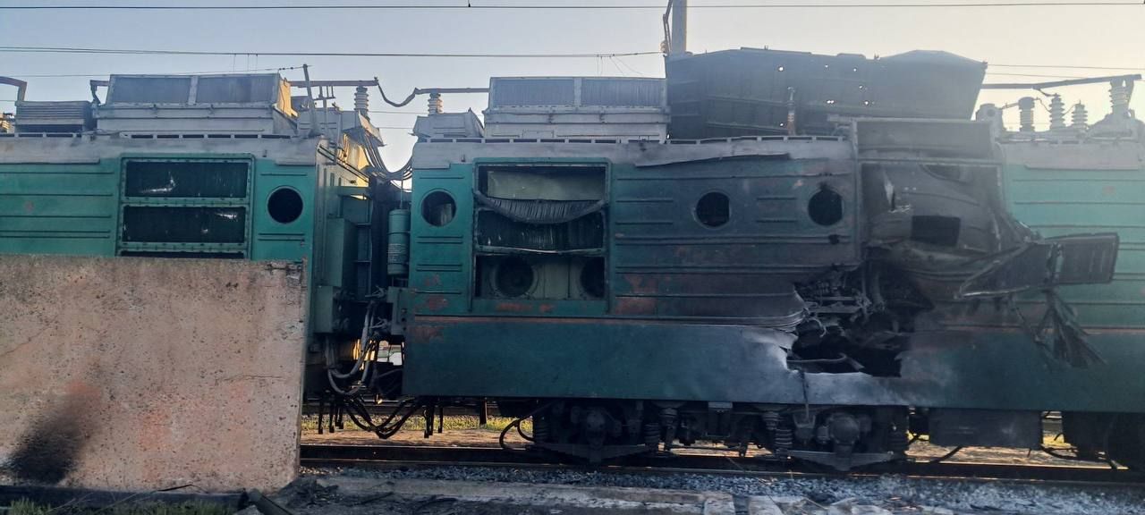 обстрел объектов железнодорожной инфраструктуры