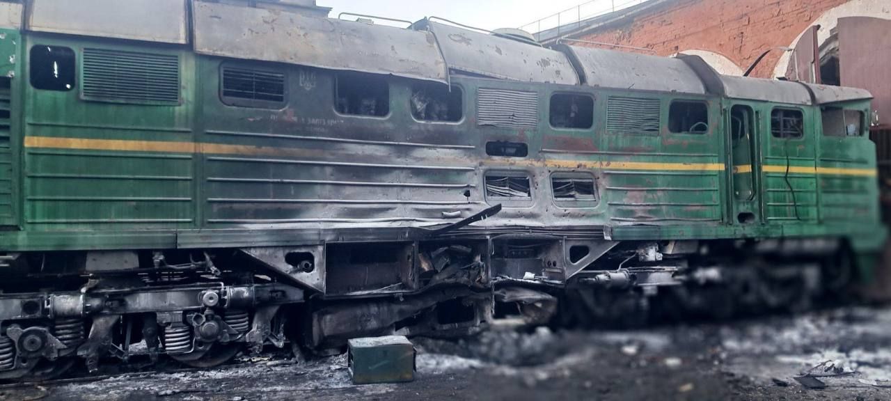 обстрел объектов железнодорожной инфраструктуры