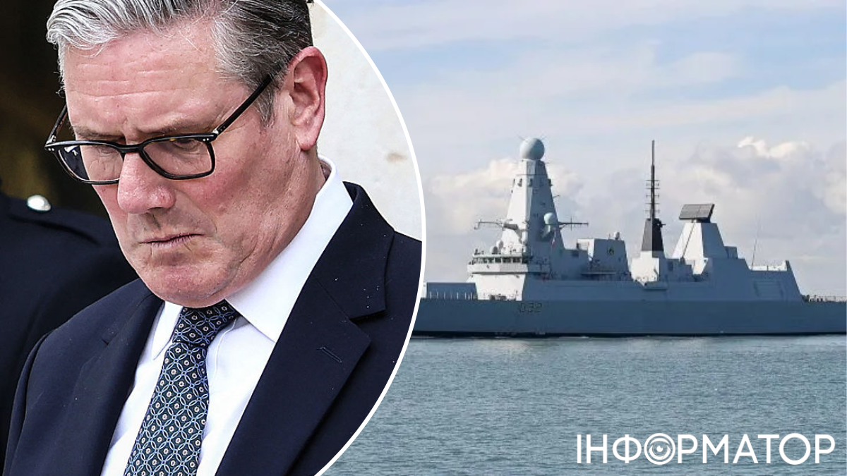 Кір Стармер, фрегат ВМС Британії