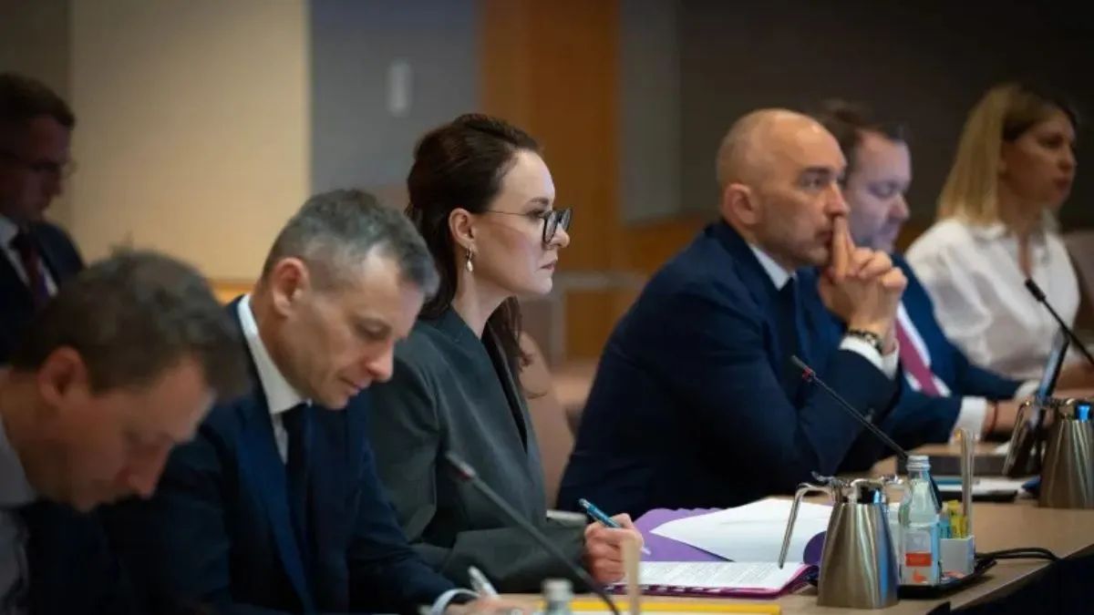 Украинская делегация на переговорах с МВФ Фото: Кабинет министров Украины