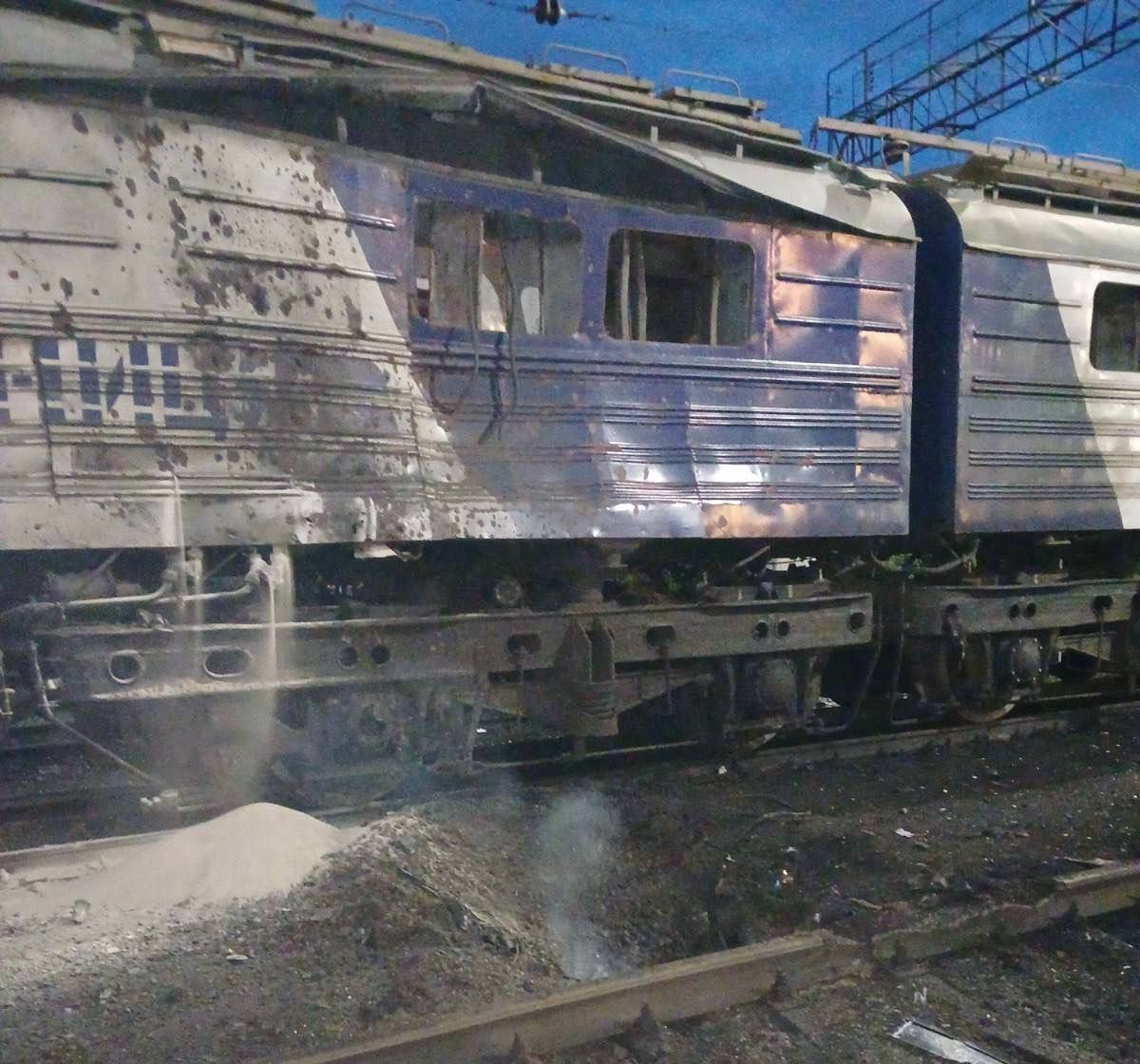 удар по залізниці