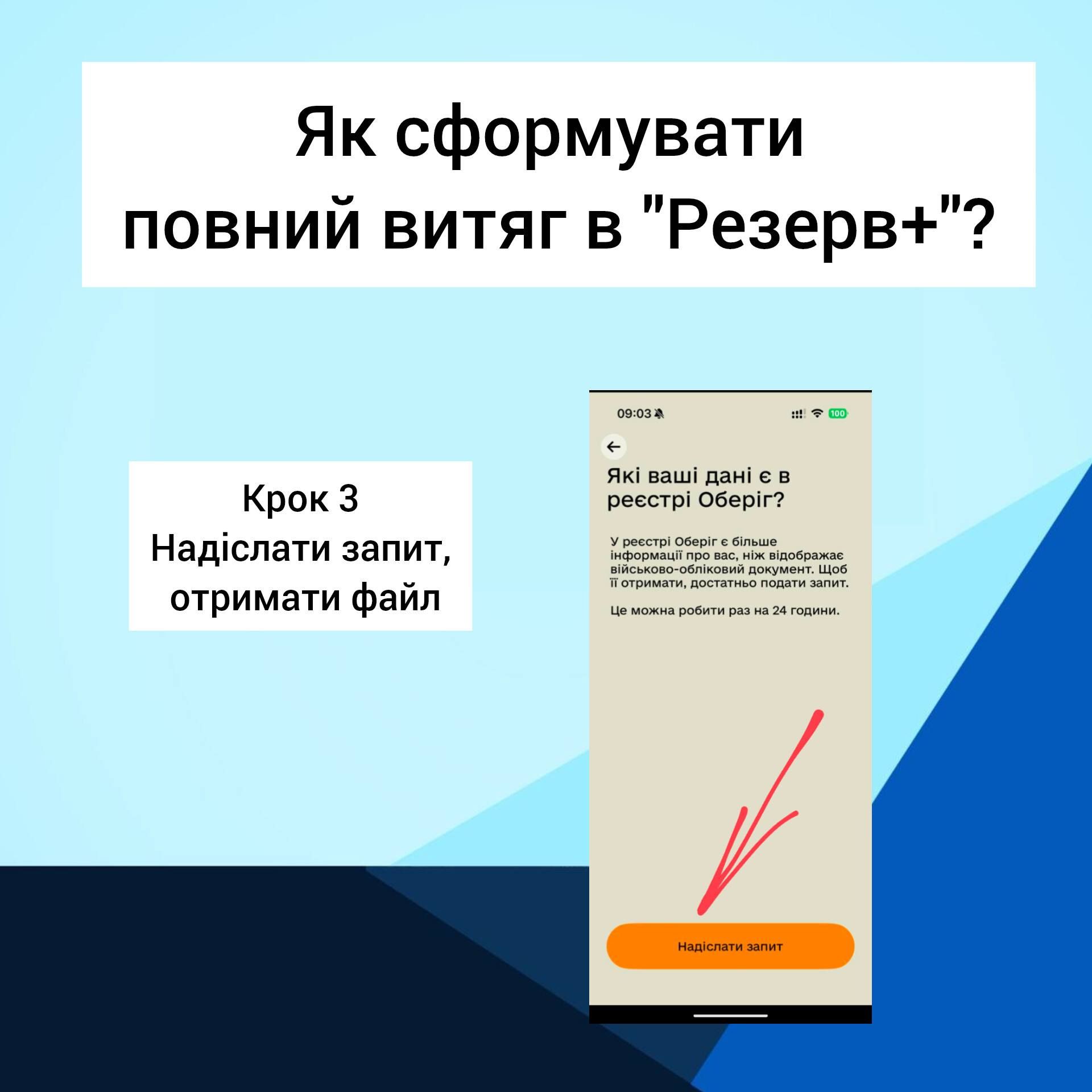 Покрокова інструкцію про те, як зробити повний витяг у Резерв+ від Дар’ї Тарасенко