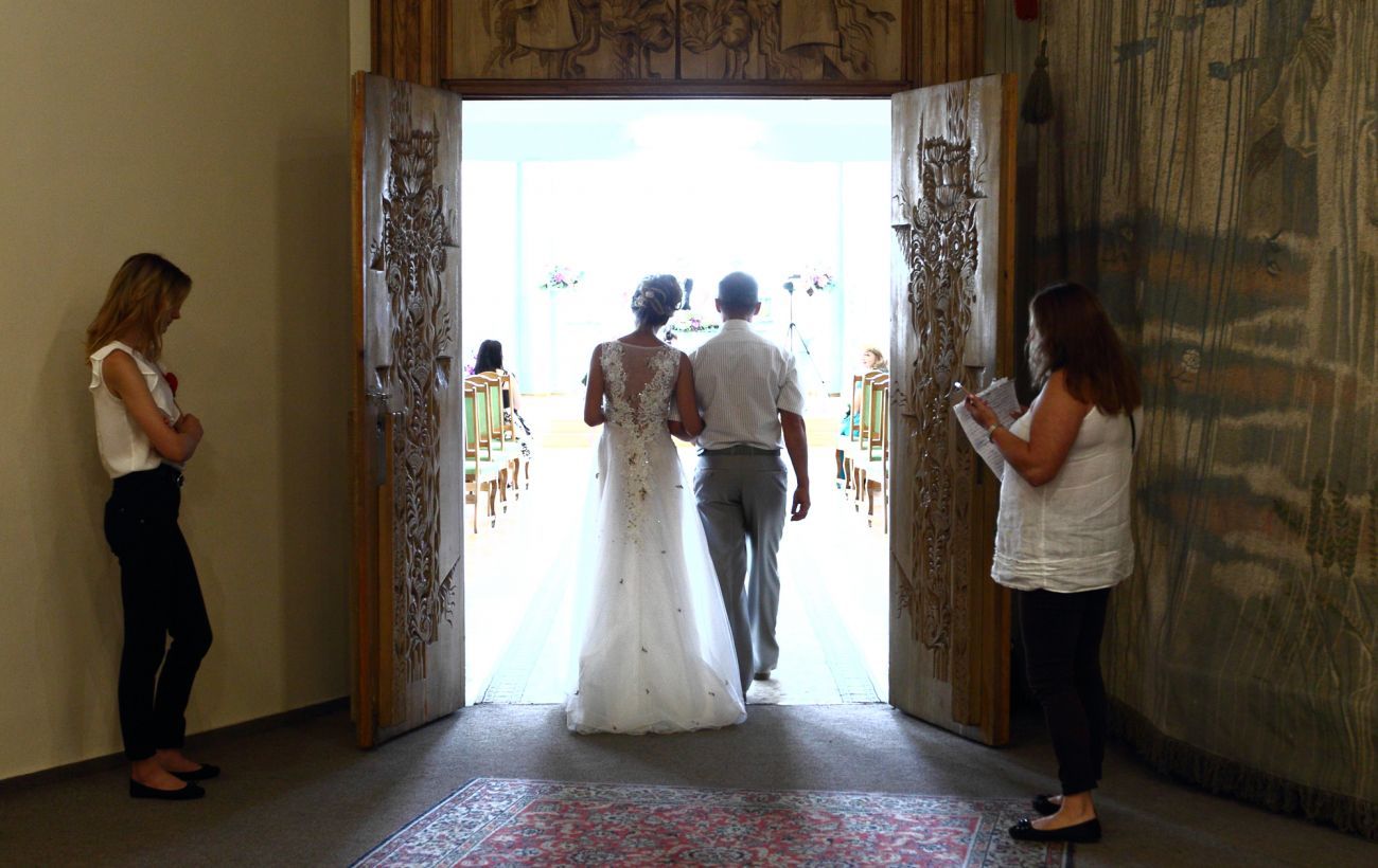 Церемония бракосочетания, фото: Виталий Носач