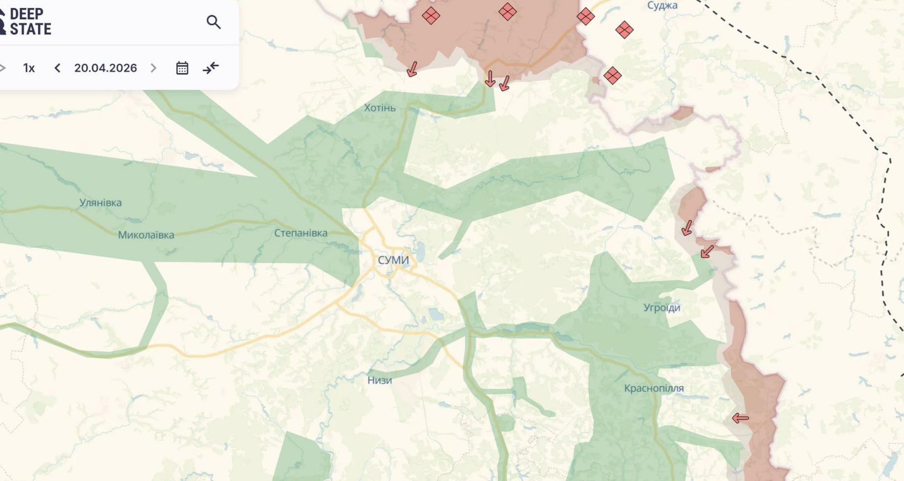 Бои в Сумской области