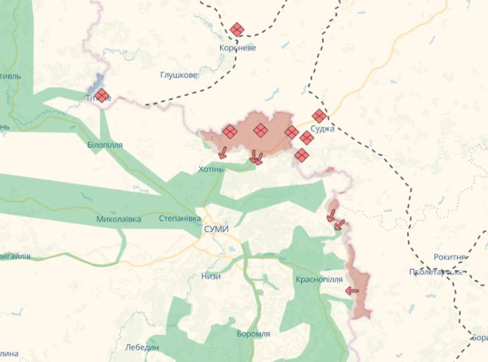 Бої на Сумщині