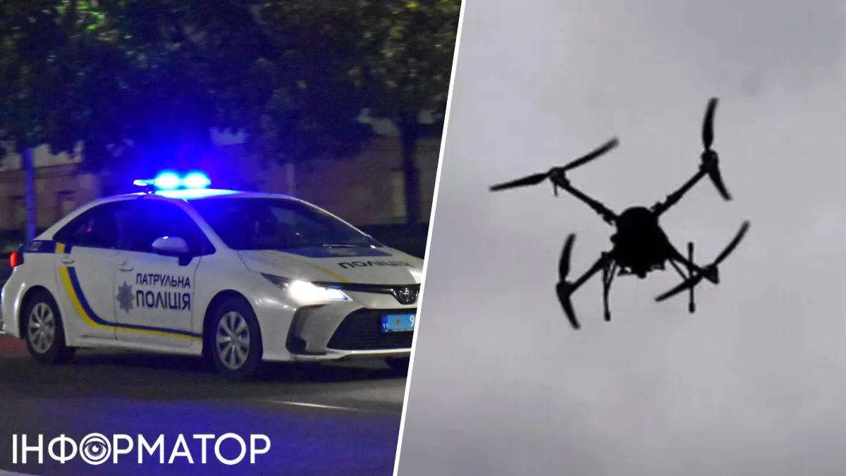 Россияне ударили дроном по авто патрульных в Краматорске: машина сгорела дотла