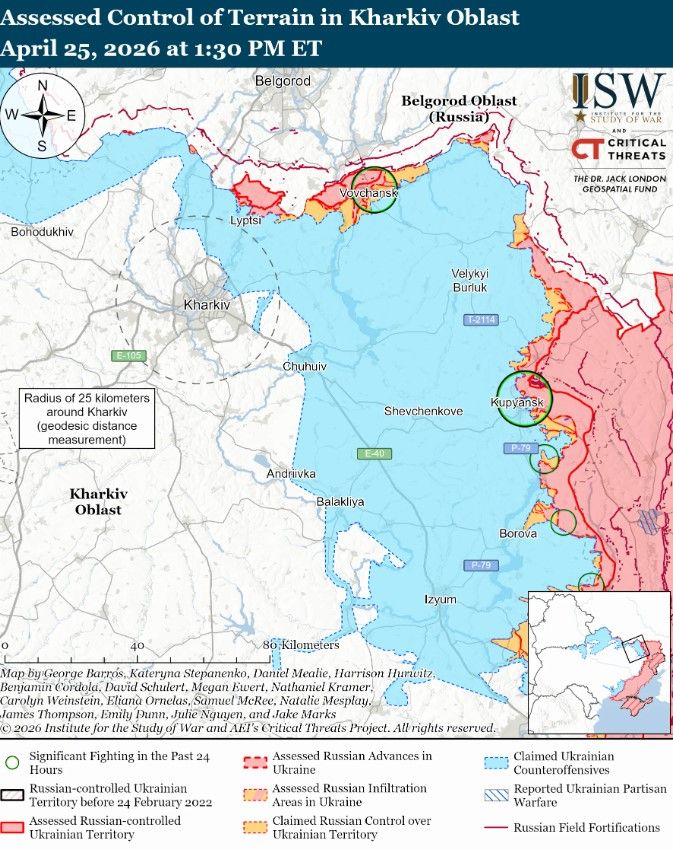 карта бойових дій