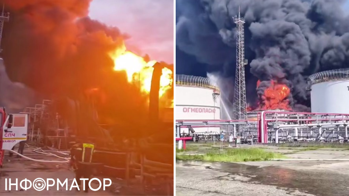 Дроны ВСУ уничтожили более половины резервуаров на НПЗ в российском Туапсе