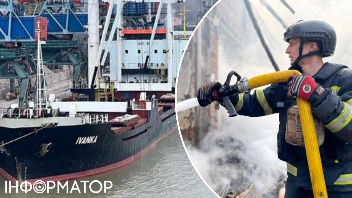 Росіяни атакували порти Одещини та торговельне судно в морському коридорі