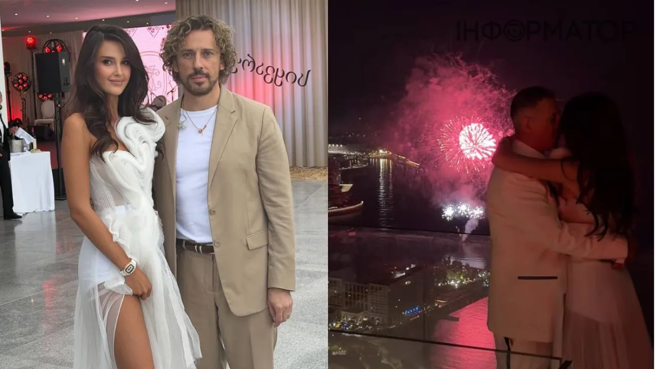 феєрверк весілля