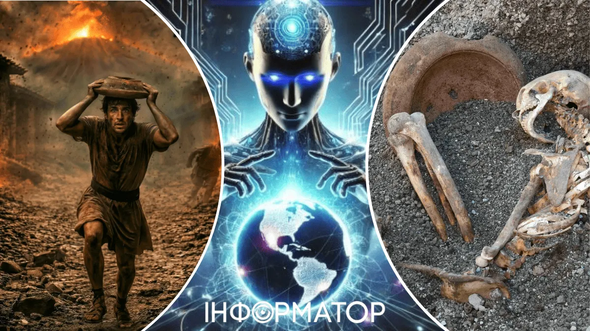 Последняя попытка выжить - искусственный интеллект воссоздал жуткую сцену гибели в Помпеях
