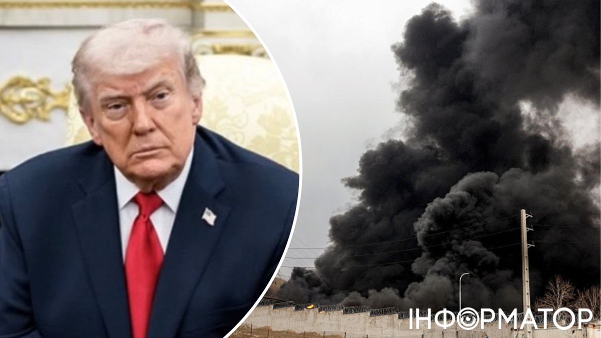 Трамп, вибухи. Фото: facebook.com/DonaldTrump, Getty Images, колаж: Інформатор