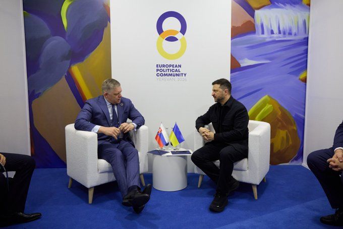 Володимир Зеленський і Роберт Фіцо