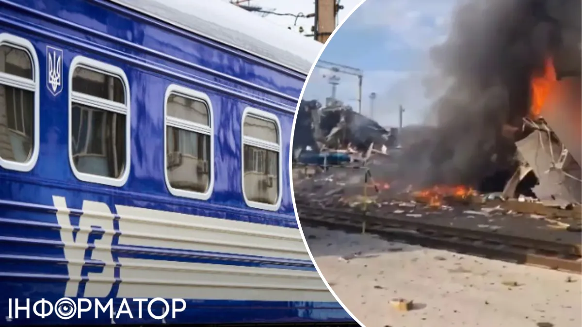 Атака БПЛА по железной дороге: на Харьковщине уничтожен вагон