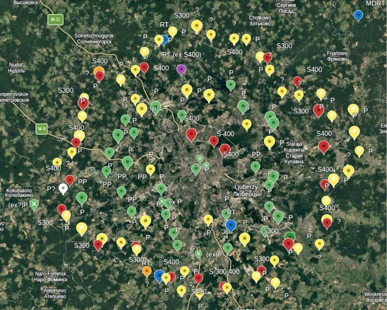 Вокруг Москвы дополнительно установили более 40 вышек ПВО