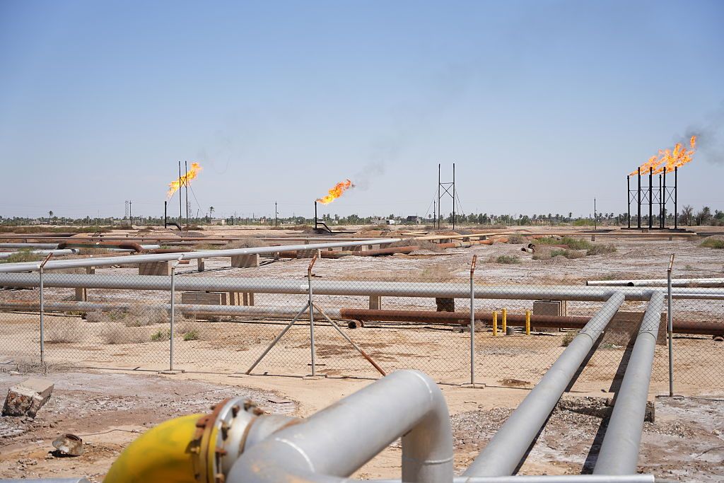 Общий вид нефтеперерабатывающего завода Nahr Bin Umar