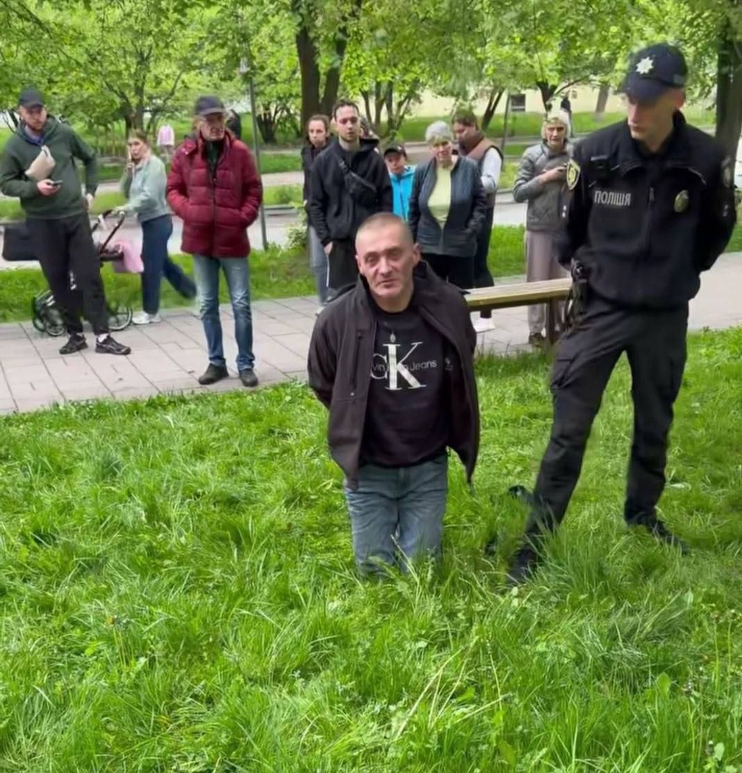 Мужчину задержали быстро человек
