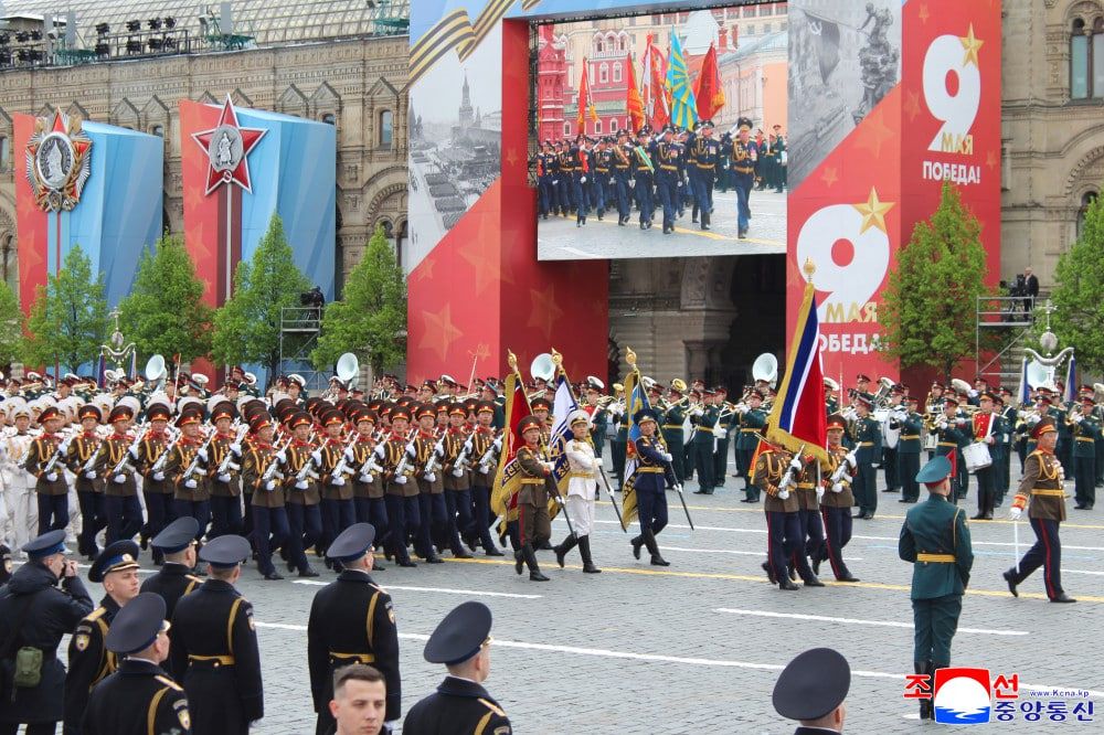 Війська КНДР брали участь у параді Путіна 9 травня. Фото: KCNA кндр північні корея