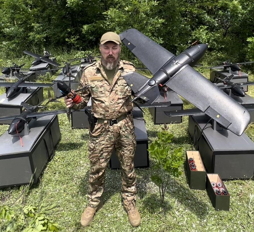 Мадяр пропонує ввести норматив ефективності для ударних екіпажів БпЛА. Фото: facebook.com/Brovdi.Art Мадяр бпла дрон