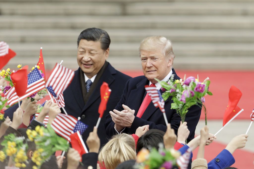 Си Цзиньпин и Дональд Трамп