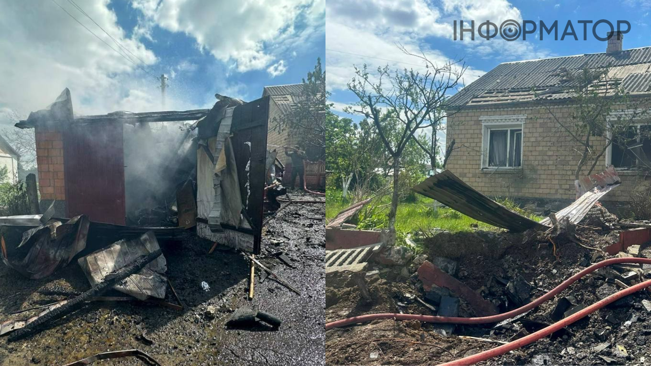 Наслідки обстрілу.